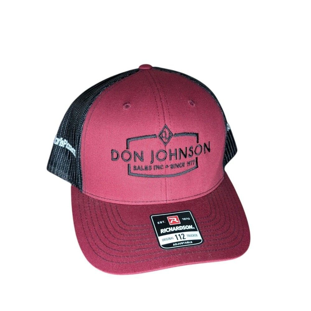 Richardson Don Johnson Sales Inc. Burgundy Snapback Mesh Back Trucker Hat